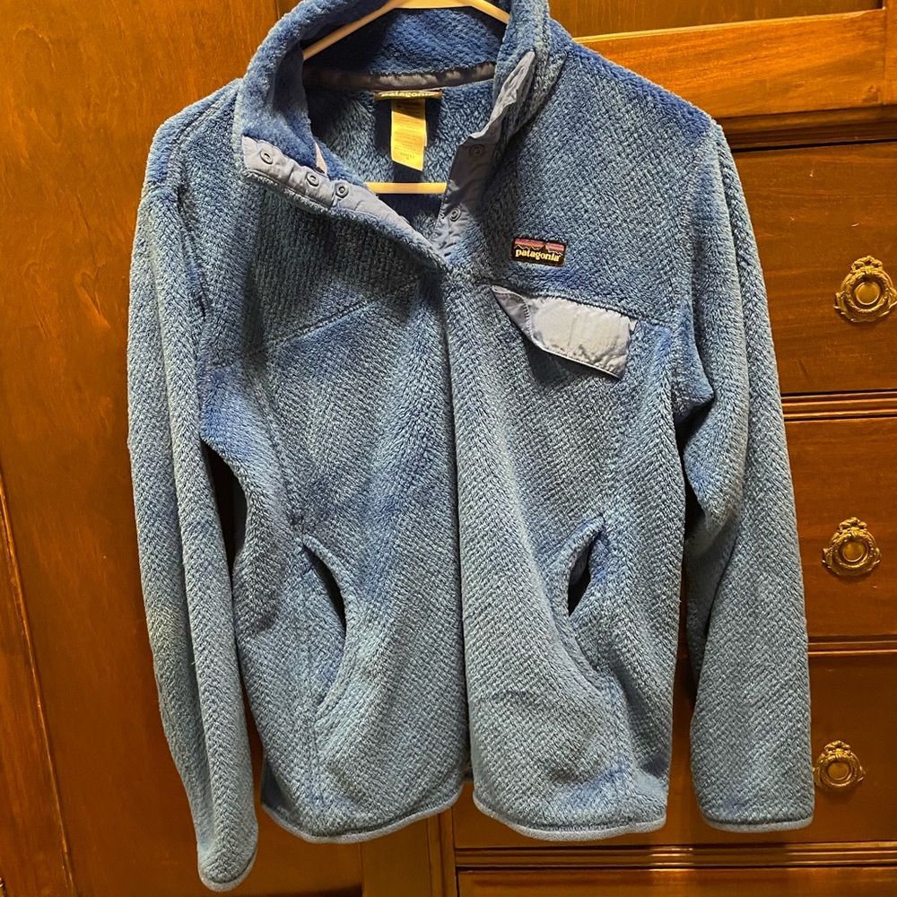 Patagonia Women's Blue Fleece Jacket